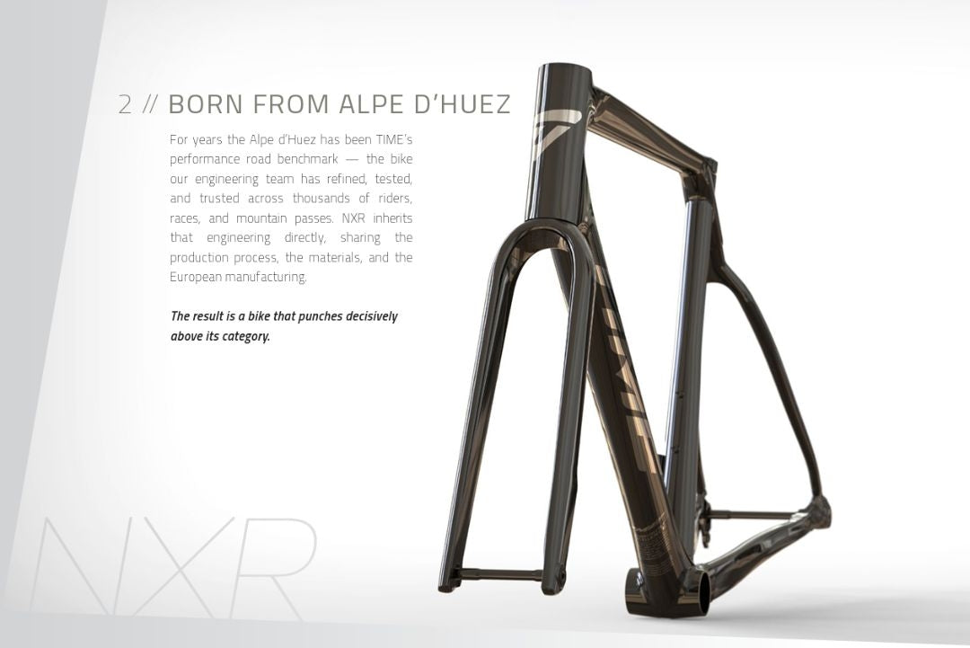 TIME NXR Nude Carbon (N01) Road Frameset