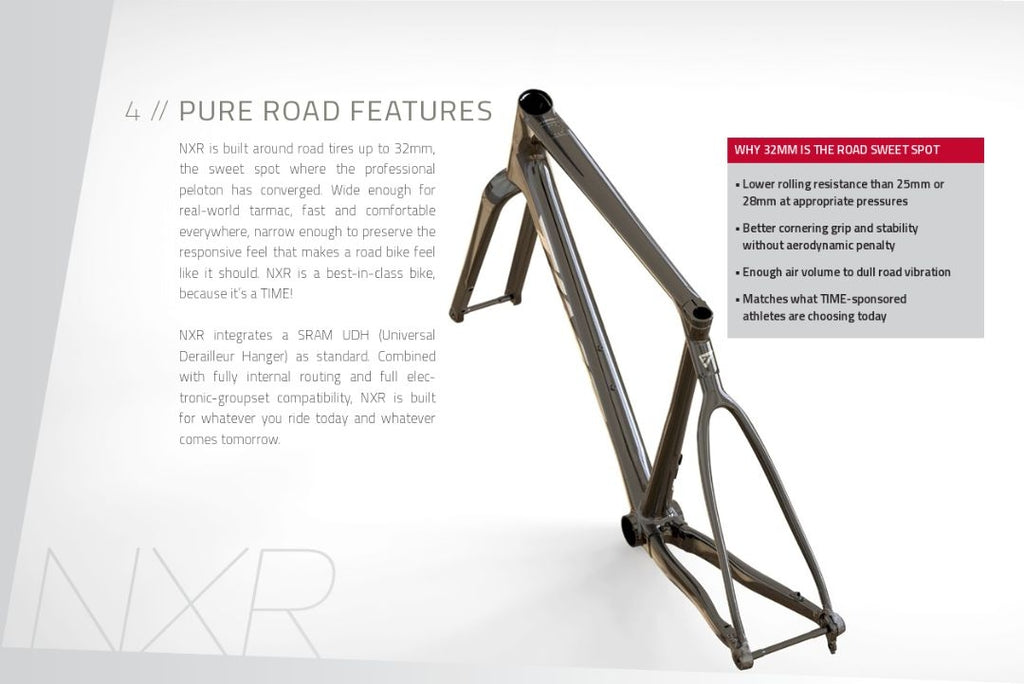 TIME NXR Nude Carbon (N01) Road Frameset