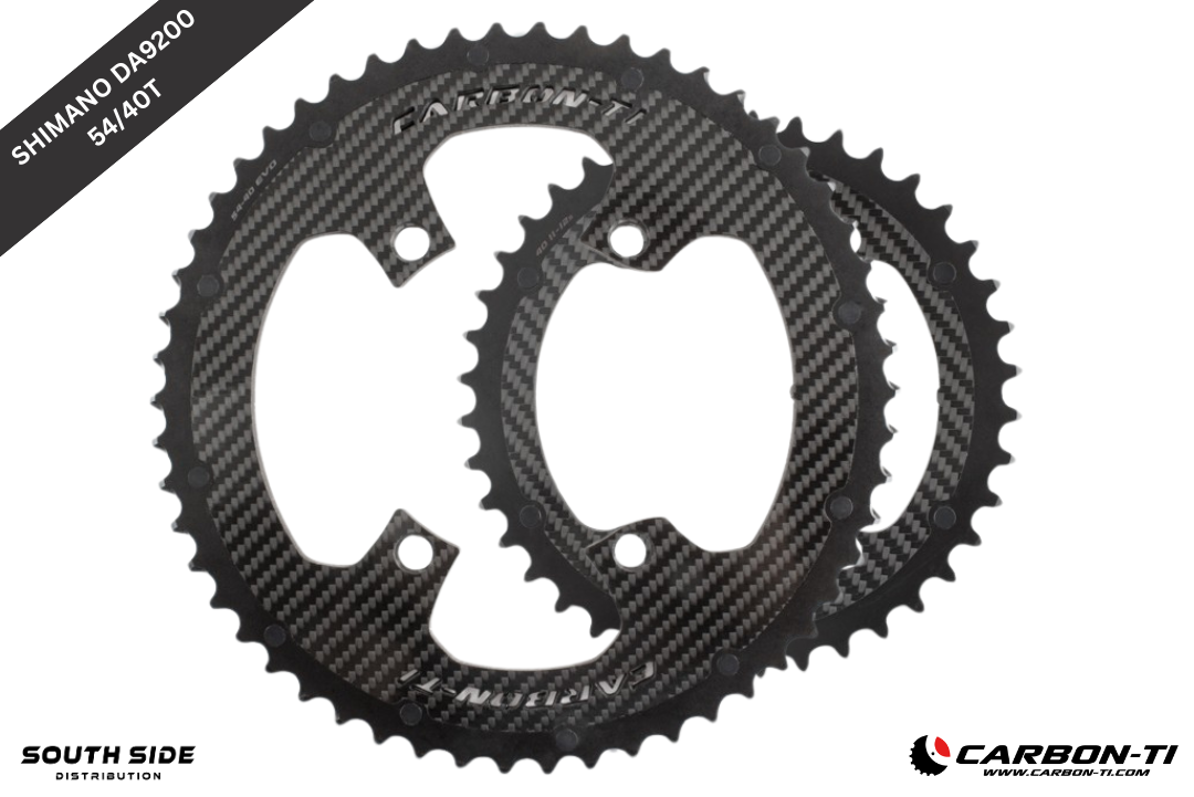 Carbon-Ti X-CarboRing EVO 54/40 x 110 DA9200 (4-arms) Chainrings