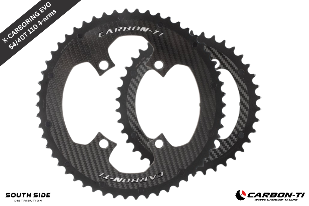Carbon-Ti X-CarboRing EVO 54/40 x 110 (4-arms) Chainrings