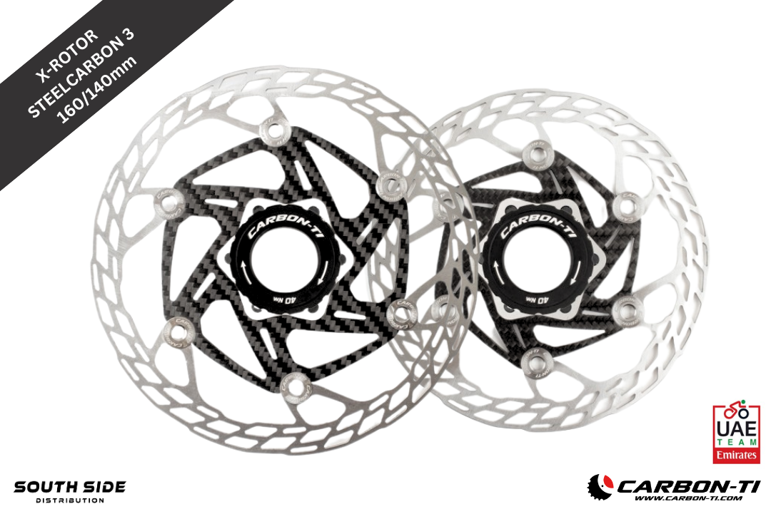 Carbon-Ti X-Rotor SteelCarbon 3 Centre Lock - Set