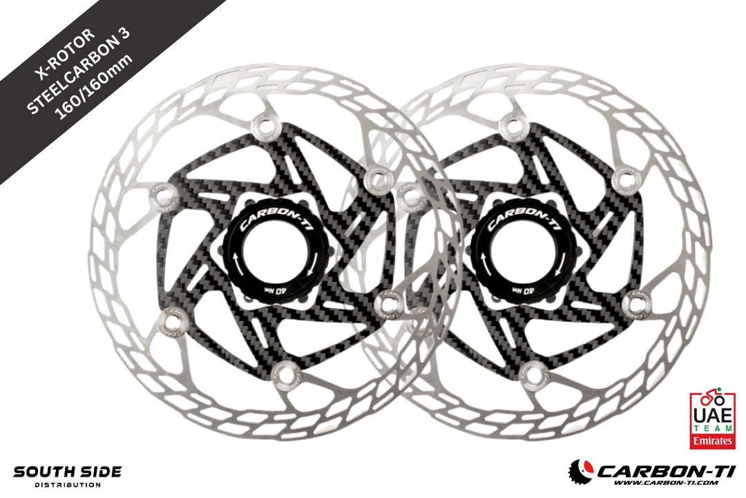 Carbon-Ti X-Rotor SteelCarbon 3 Centre Lock - Set